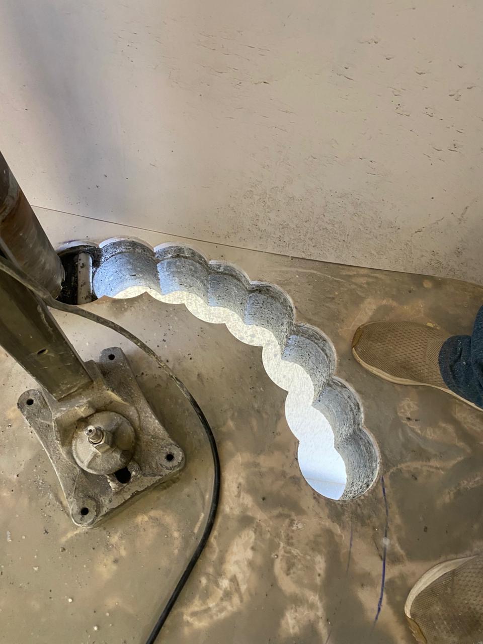 Round left cutting
