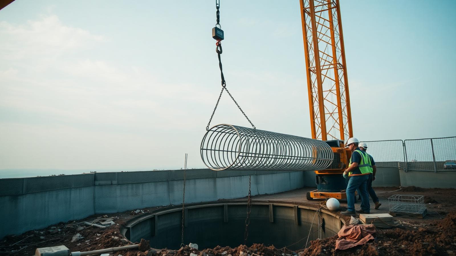 Pile Cage Concrete Work